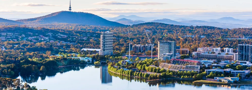 View of Canberra from Belconnen